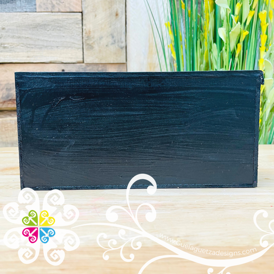 Black Long Box Decor - Cajita Decorativa Barro Cocido