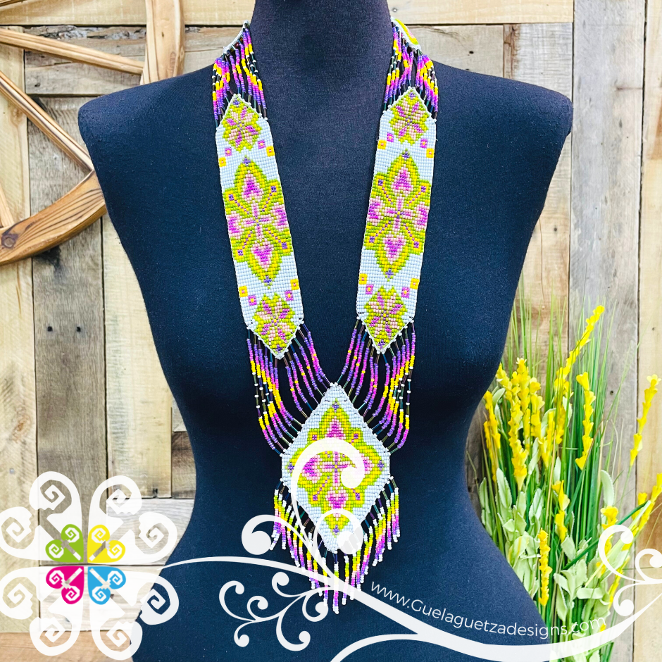 Long Mariana Beaded Necklace