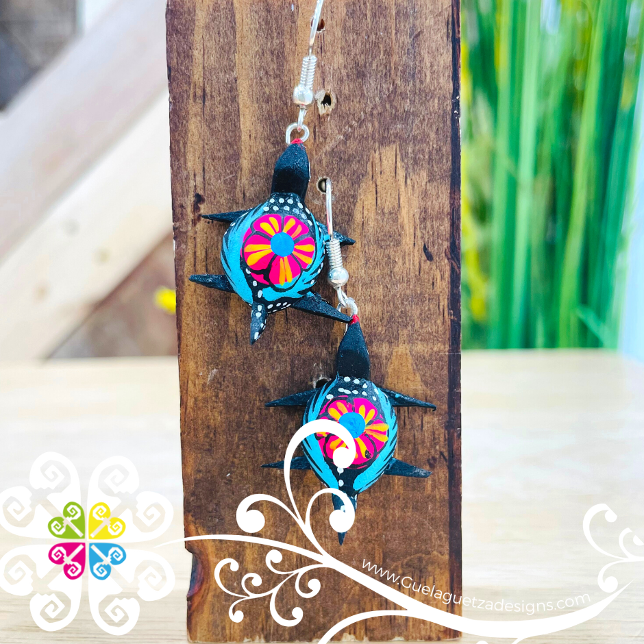 Turtle Alebrije - Artisan Earrings