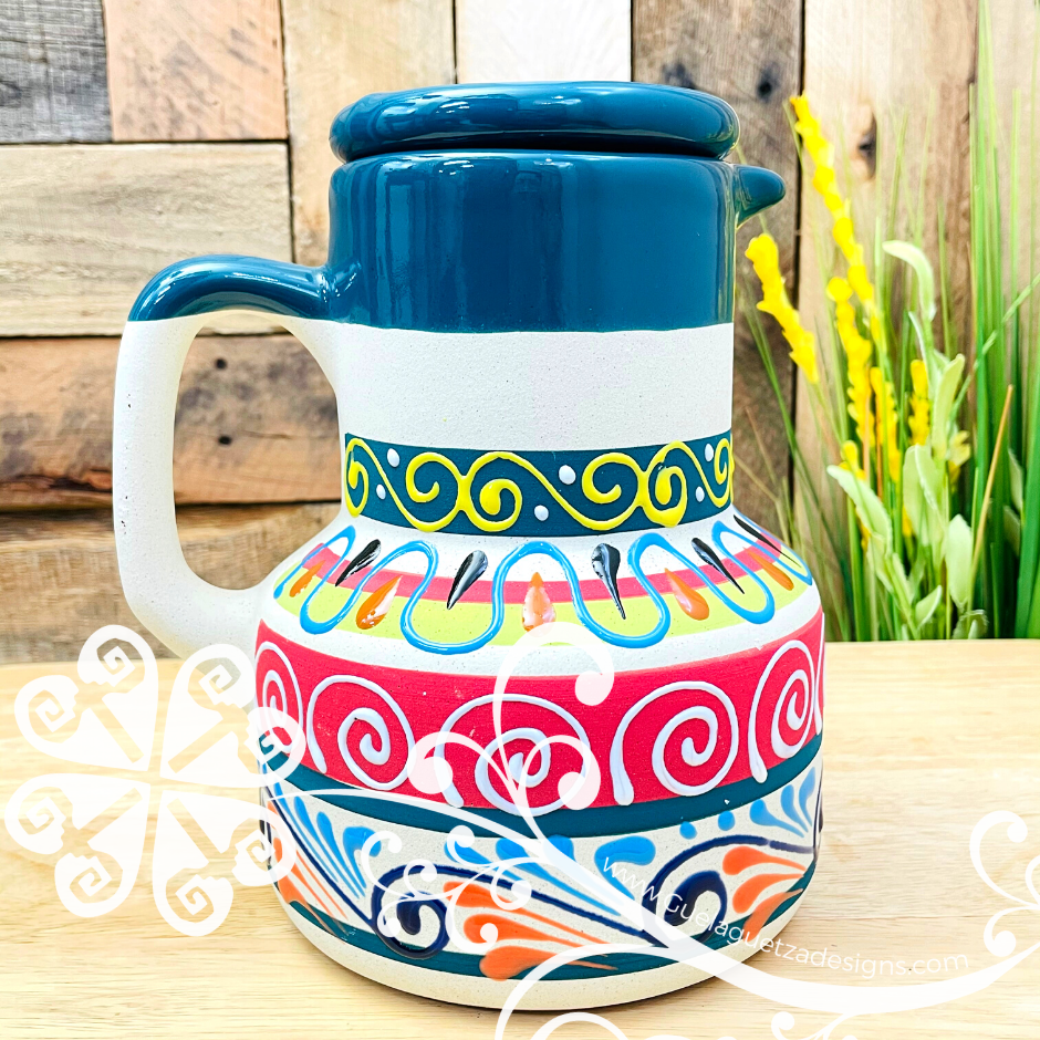 Clay Pitcher Set - 6 Cups – Guelaguetza Designs