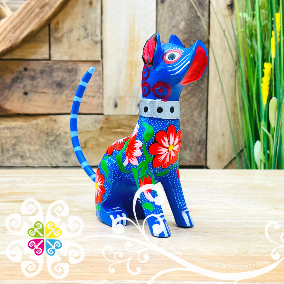 Medium Dog Alebrije- Handcarve Wood Decoration Figure