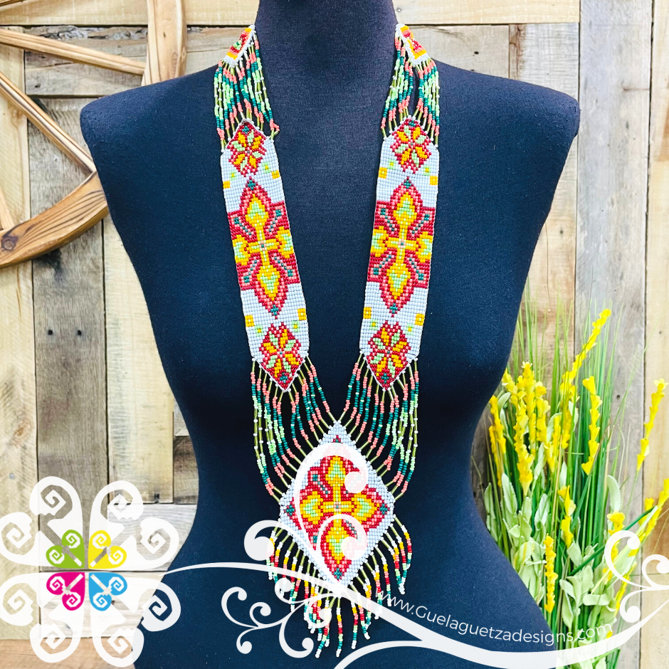 Long Mariana Beaded Necklace