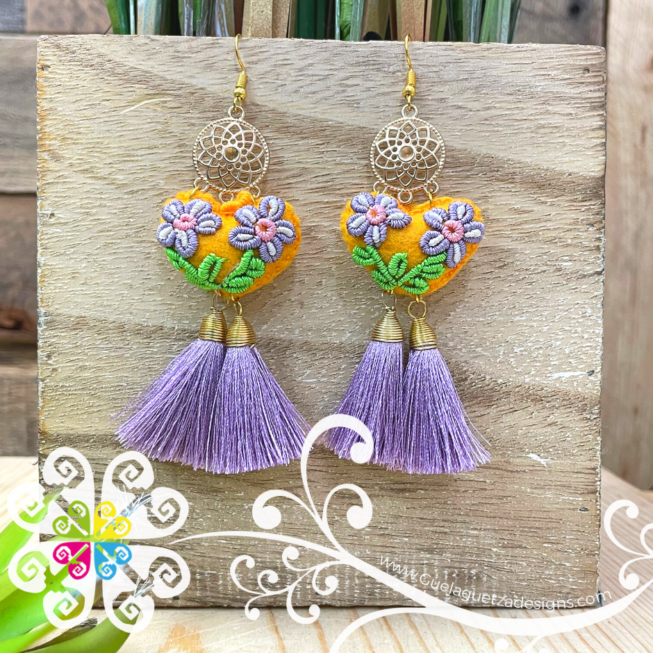 Dreamcatcher Hearth with Tassel Earrings