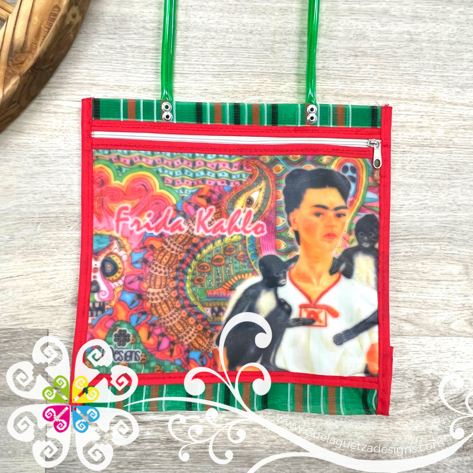 Green Lines Medium Frida - Shopping Morral