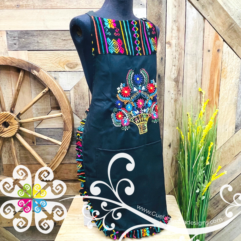 Canasta Embroider Apron - Mandil