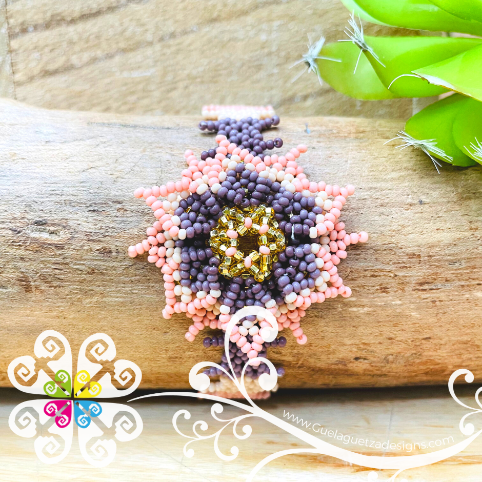 Beaded Flower Bracelet