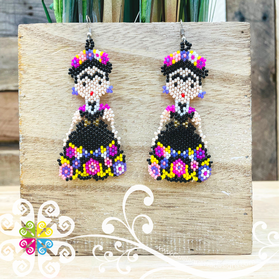 Frida Dress Beaded Earrings