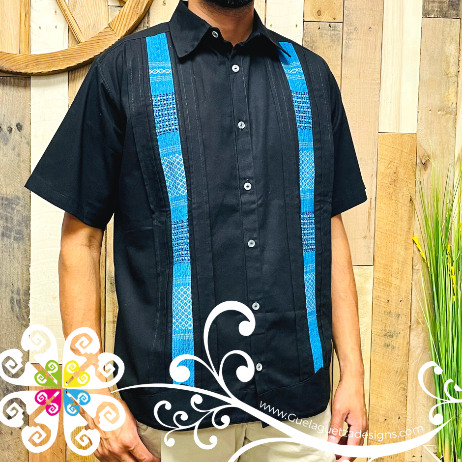 Small Short Sleeve Pedal Loom Guayabera - Guayabera Manta