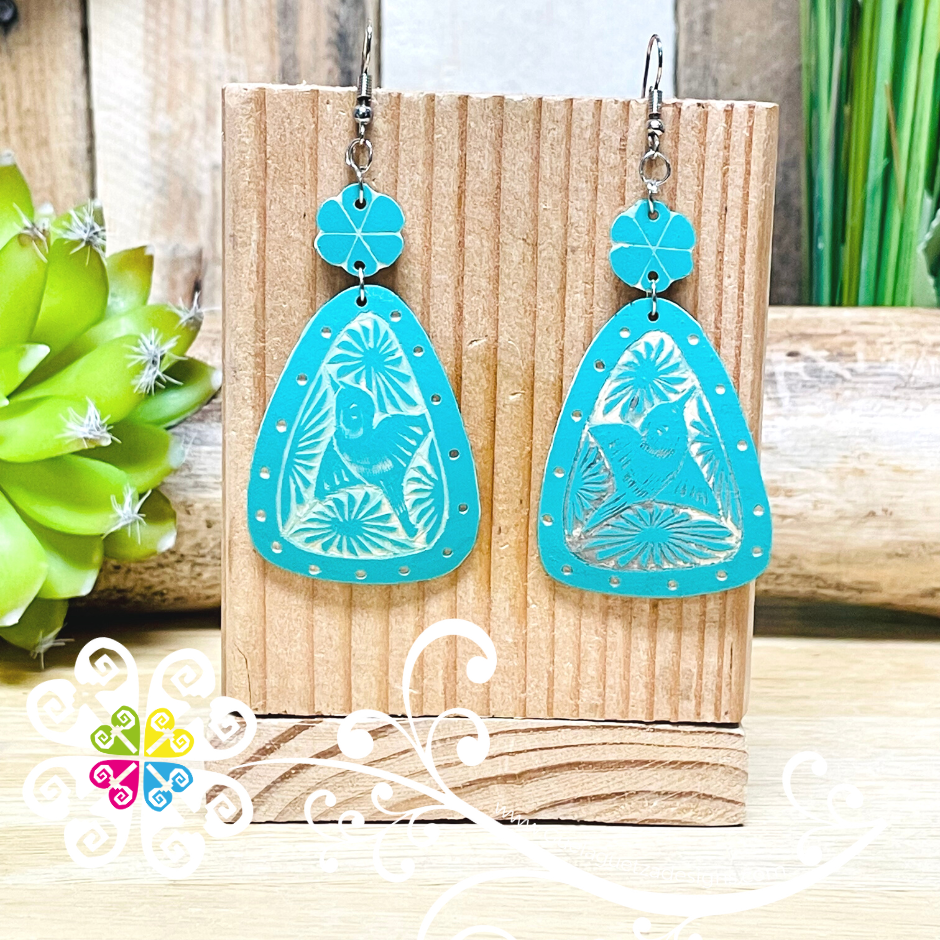 Jicara Triangle Artisan Earrings - Earrings