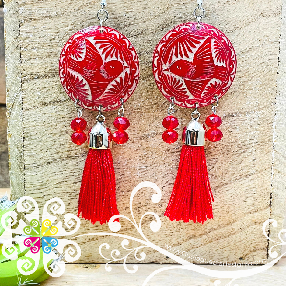 Jicara Earrings with Tassels