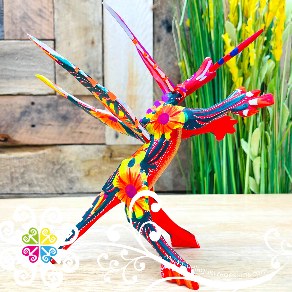 Small Dragon Alebrije- Handcarve Wood Decoration Figure