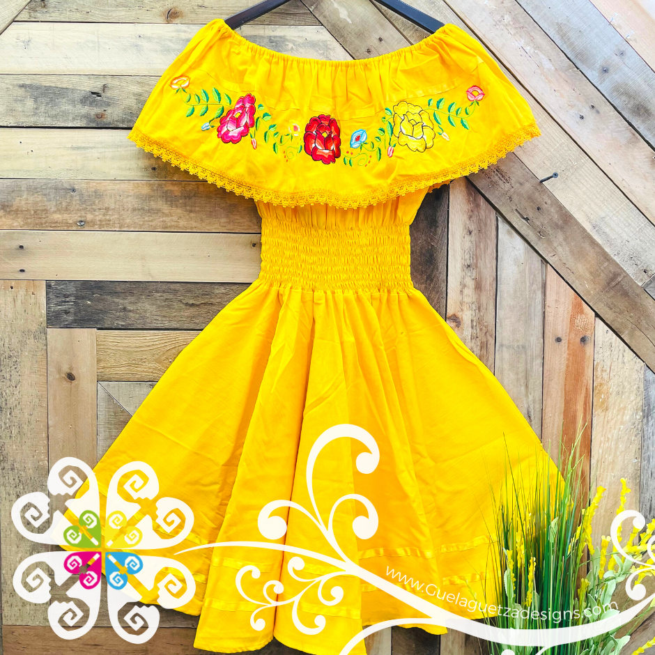 Tehuana Campesino Dress - Women Mexican Dress