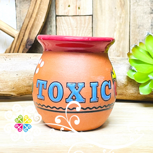 Toxico Jarrito Decorado - Clay Mug