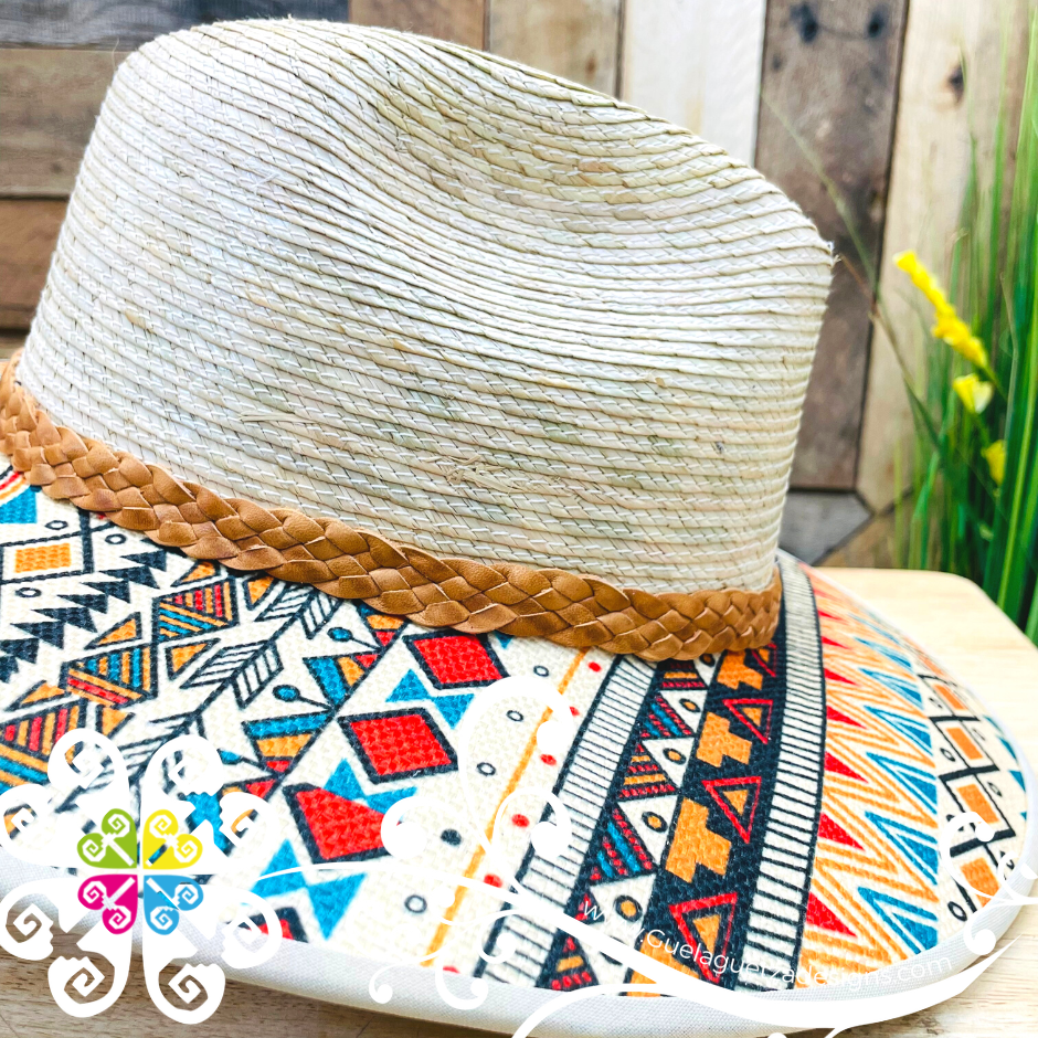 Geometric Shapes - Summer Palm Hat