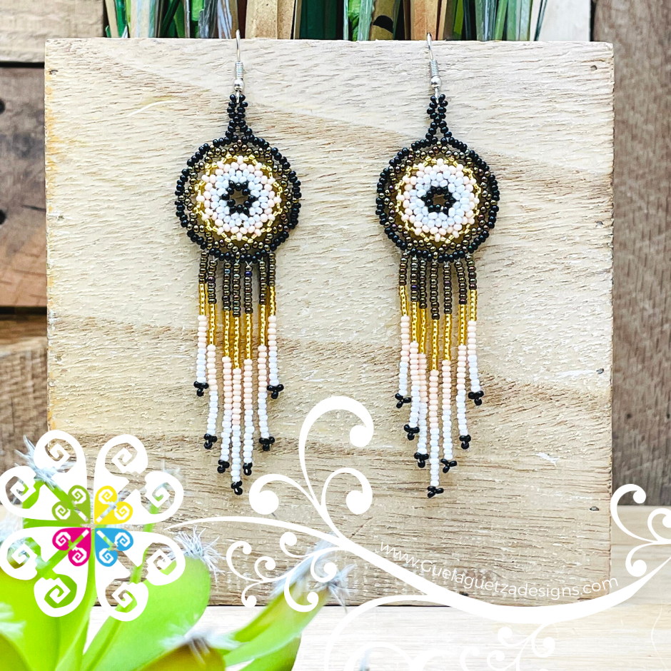 Dream Catcher Beaded Earrings