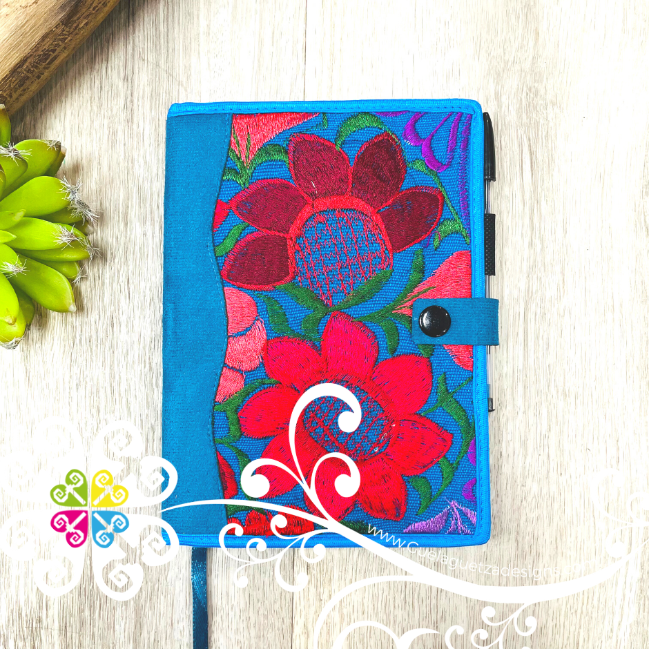 Medium Strip- Floral Notebook Case