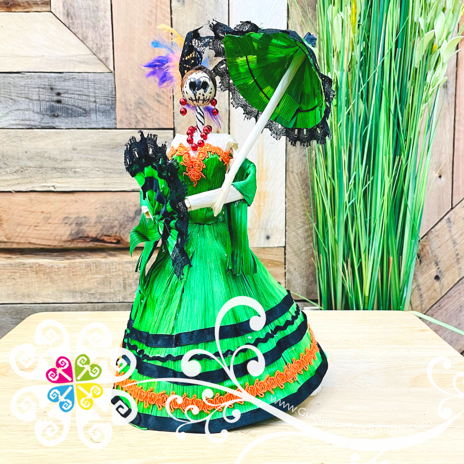 Catrina Corn Husk Doll - Catrina de Hoja de Maiz