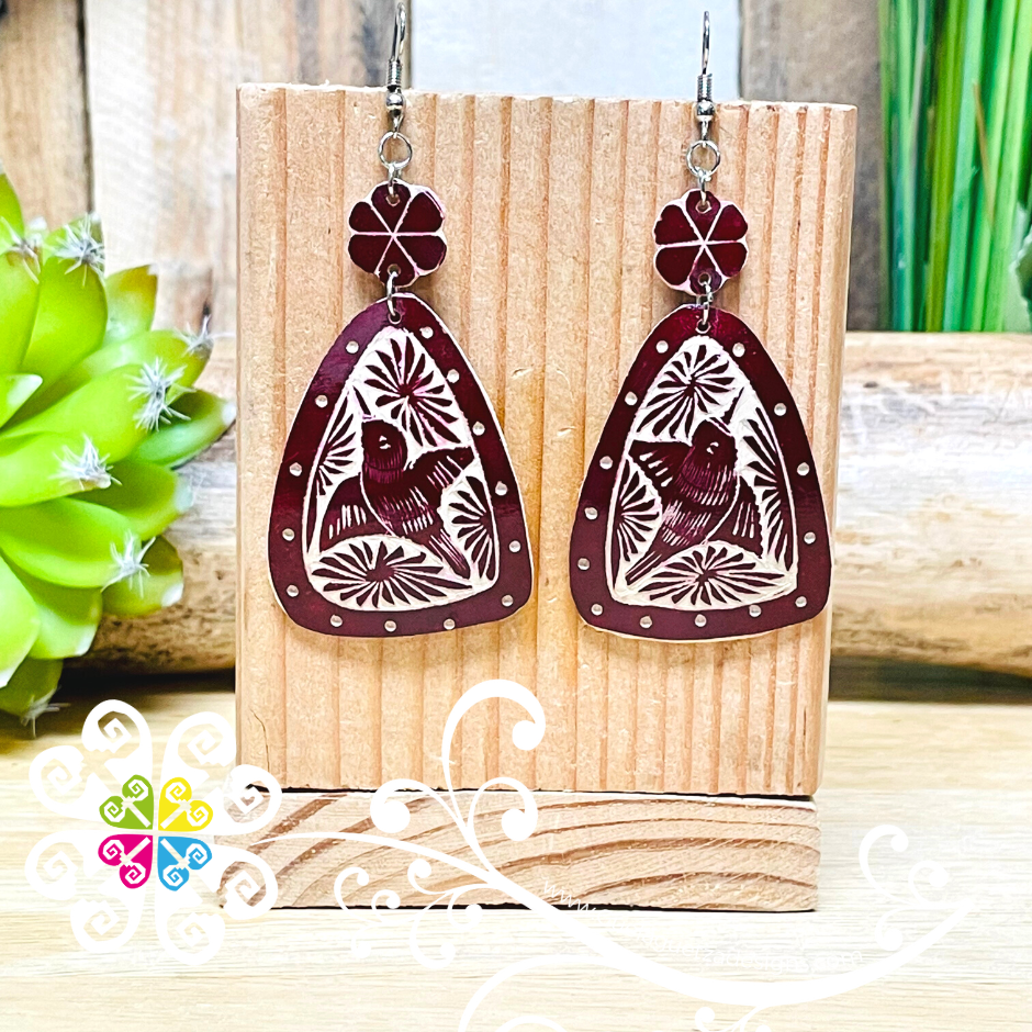 Jicara Triangle Artisan Earrings - Earrings