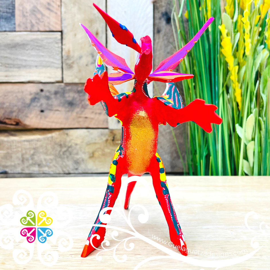 Small Dragon Alebrije- Handcarve Wood Decoration Figure