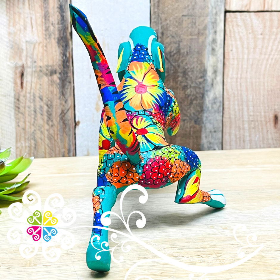 Medium Jaguar Alebrije - Handcarve Wood Decoration Figure