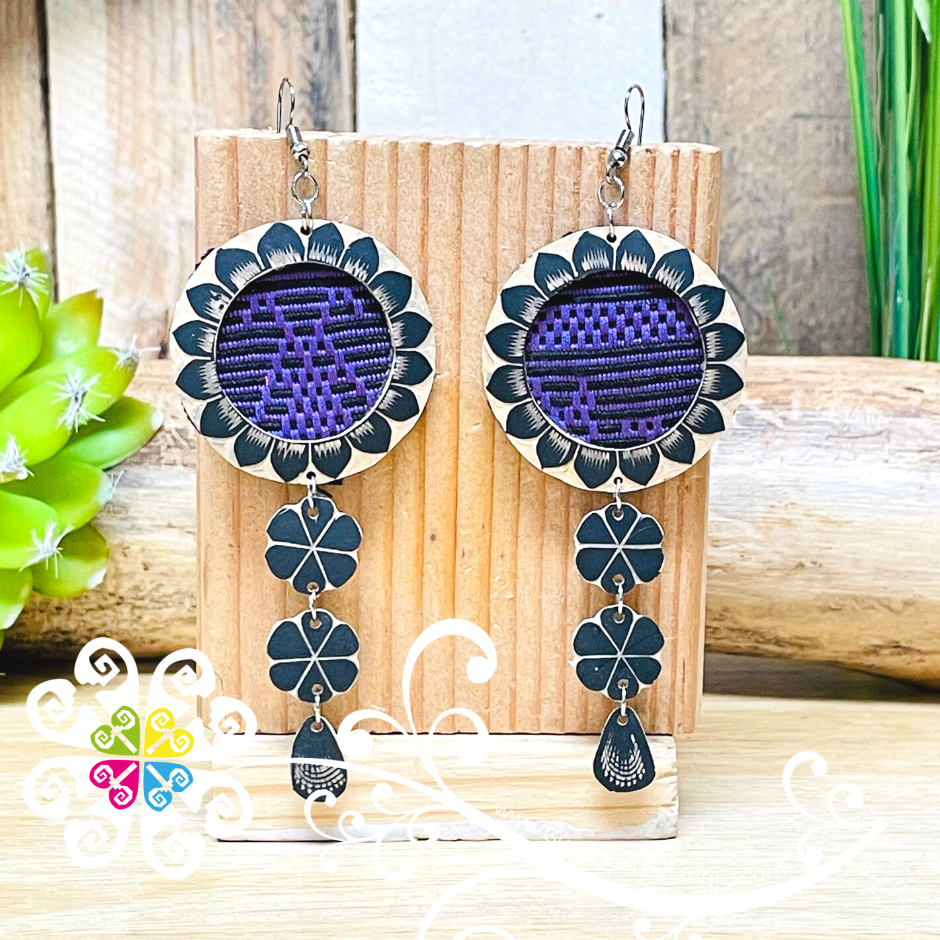 Jicara Petals Artisan Earrings - Earrings