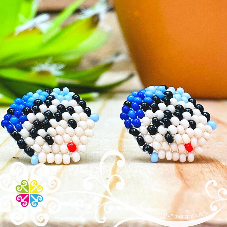 Frida Studs Beaded Earrings