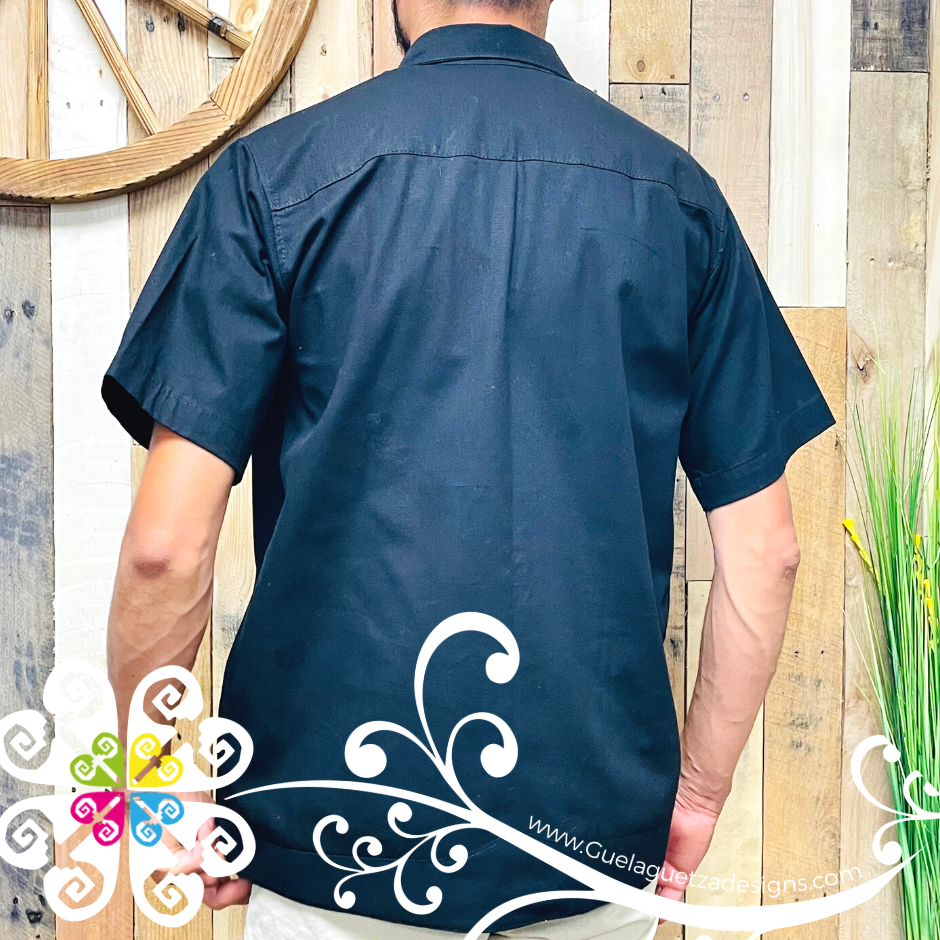 Small Short Sleeve Pedal Loom Guayabera - Guayabera Manta