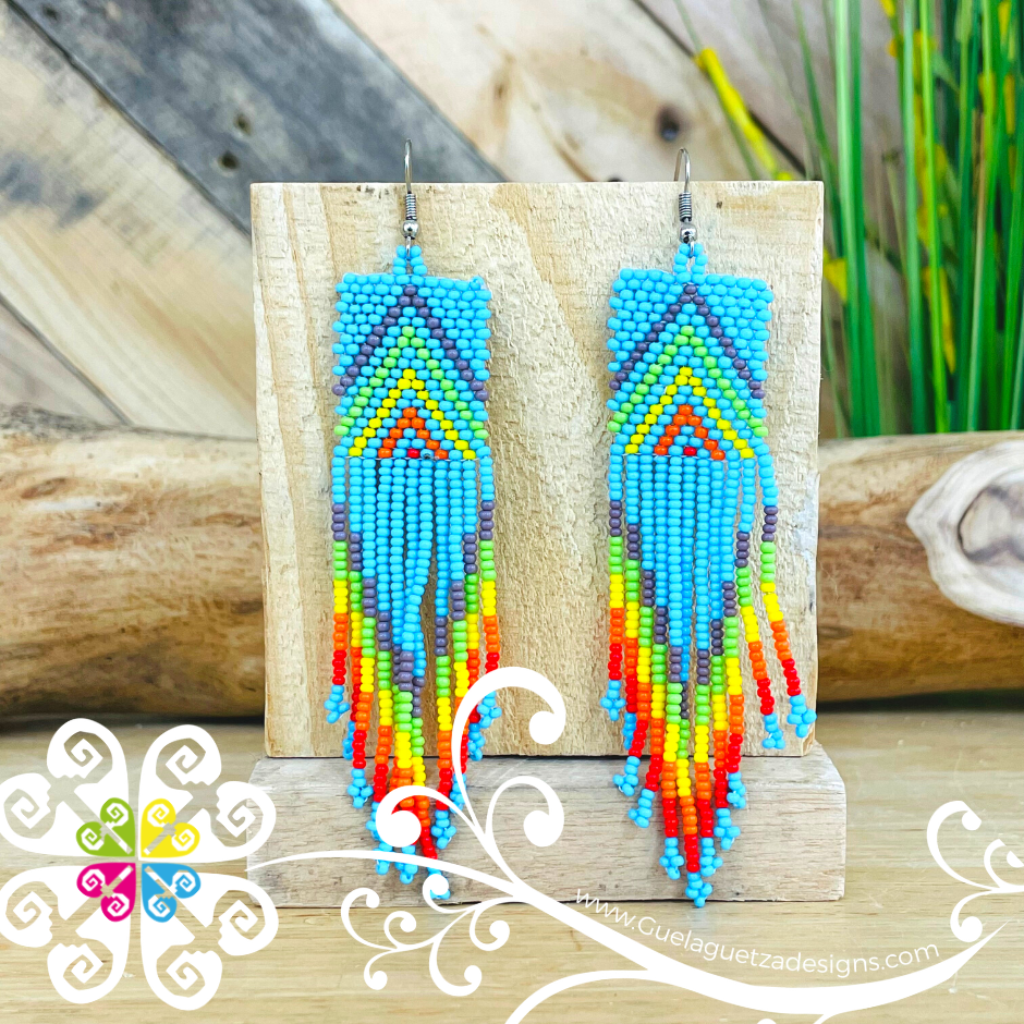 Cuadro Pyram Beaded Earrings