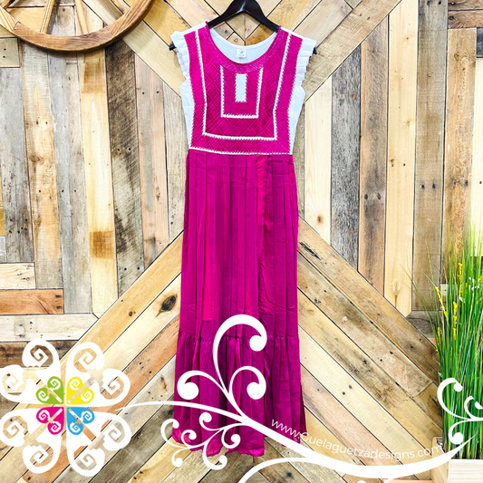 Small Tehuana Linda - Women Party Long Dress