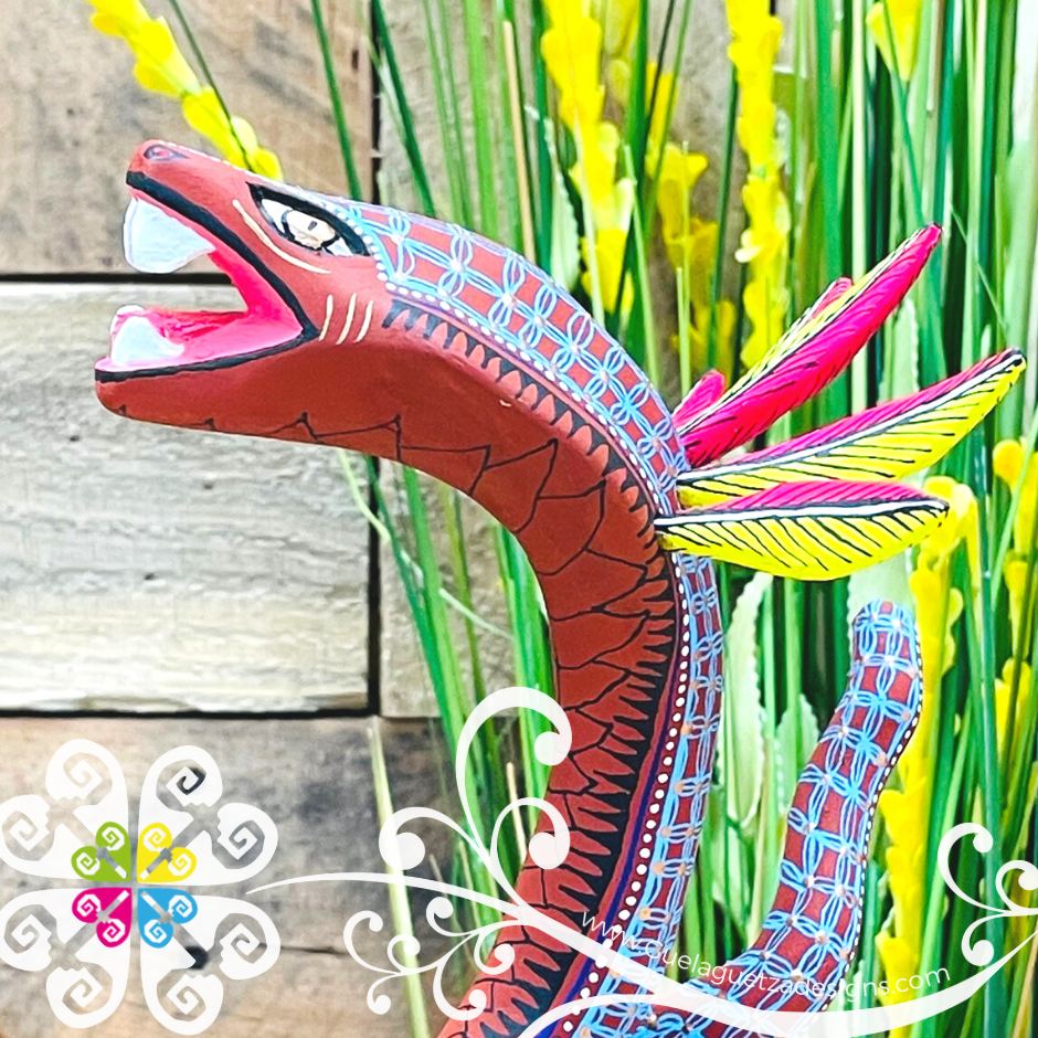 Cobra Alebrije- Handcarve Wood Decoration Figure