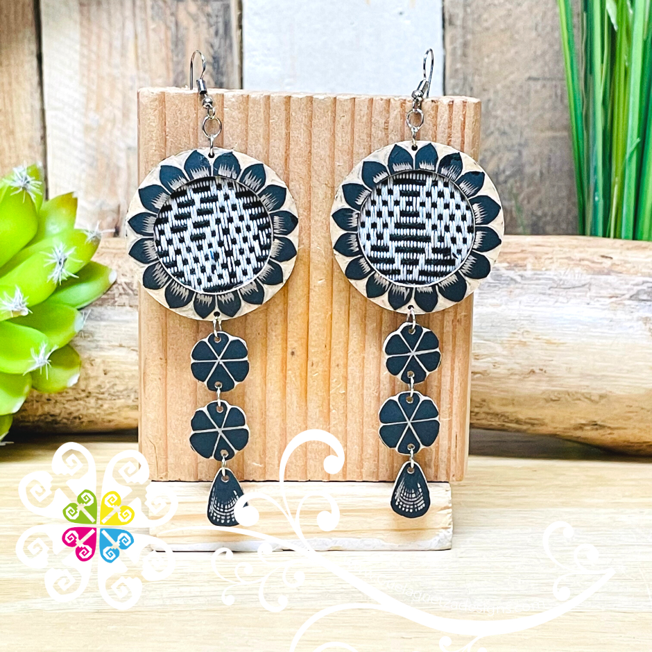 Jicara Petals Artisan Earrings - Earrings