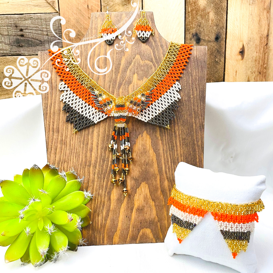 Hummingbird Set - Beaded Jewelry Set