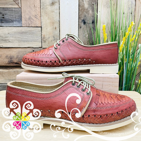 Brown Fiesta Tejido - Leather Men Shoes