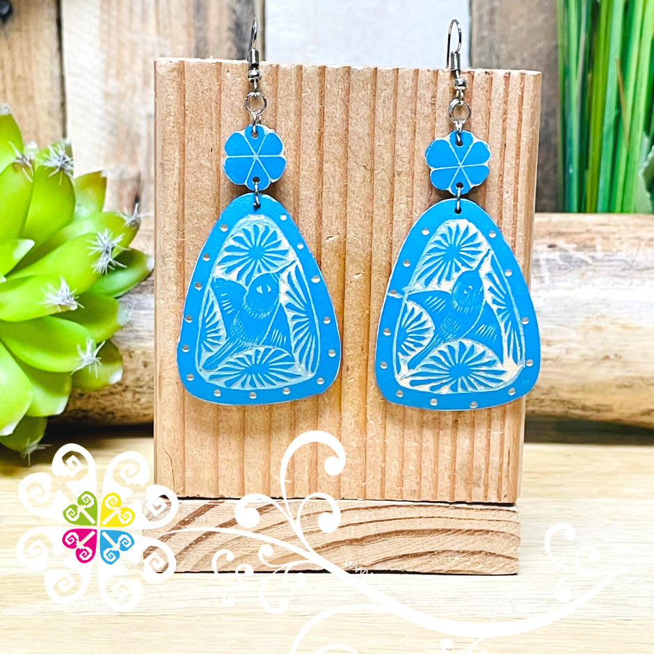 Jicara Triangle Artisan Earrings - Earrings