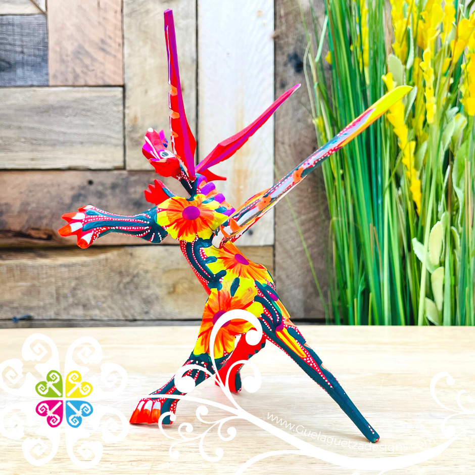 Small Dragon Alebrije- Handcarve Wood Decoration Figure