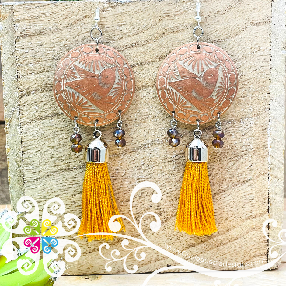 Jicara Earrings with Tassels