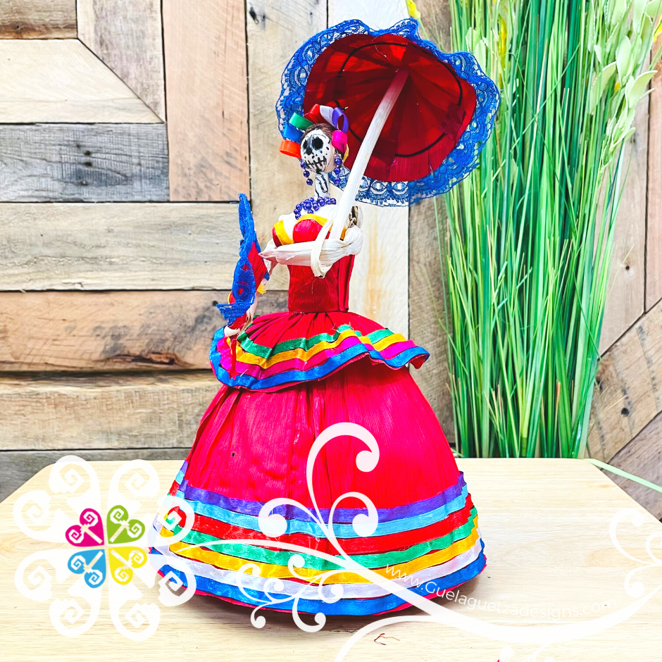 Catrina Corn Husk Doll - Catrina de Hoja de Maiz