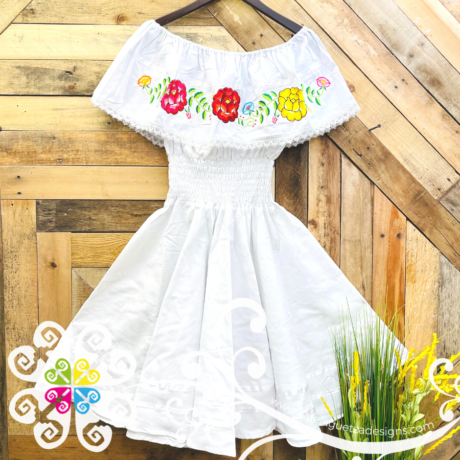 Tehuana Campesino Dress - Women Mexican Dress