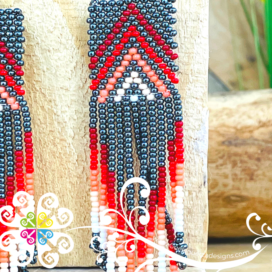 Cuadro Pyram Beaded Earrings