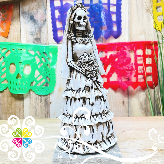 Medium Bride Catrina - Day of the Dead Decoration Resin Statue