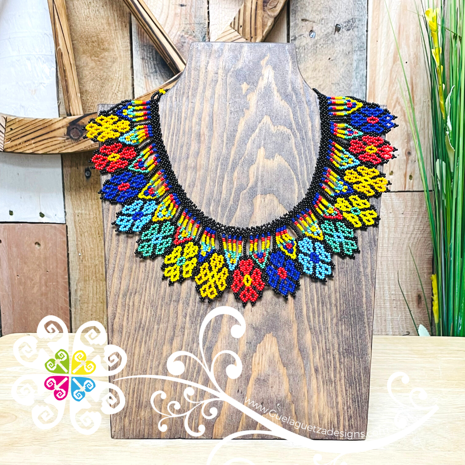 Margarita Beaded Choker - Huichol Necklace