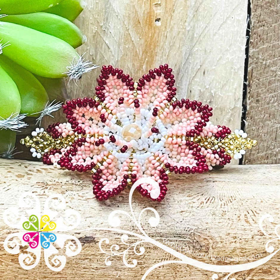 Beaded Hair Barrette Clip