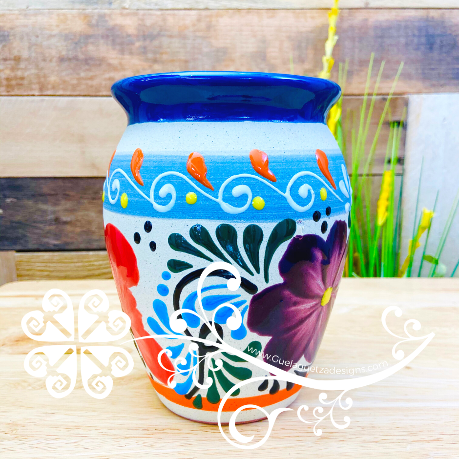 Round Guerrero Clay Ornament Box – Guelaguetza Designs