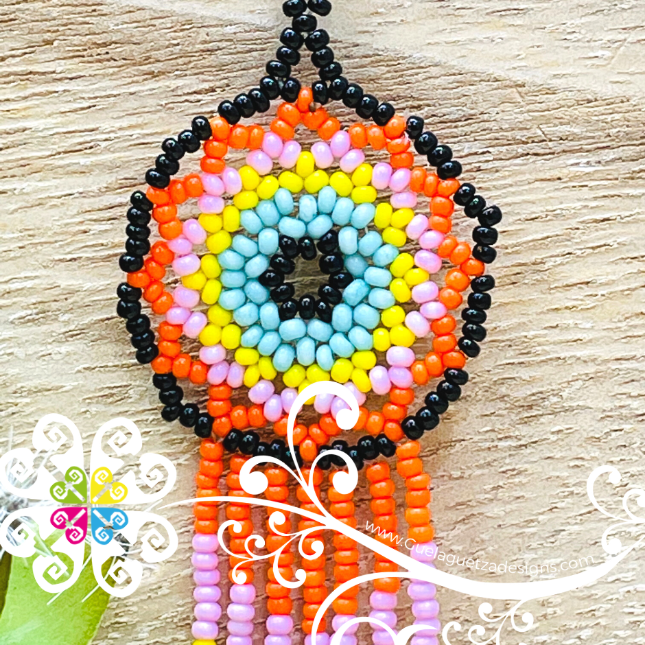 Dream Catcher Beaded Earrings