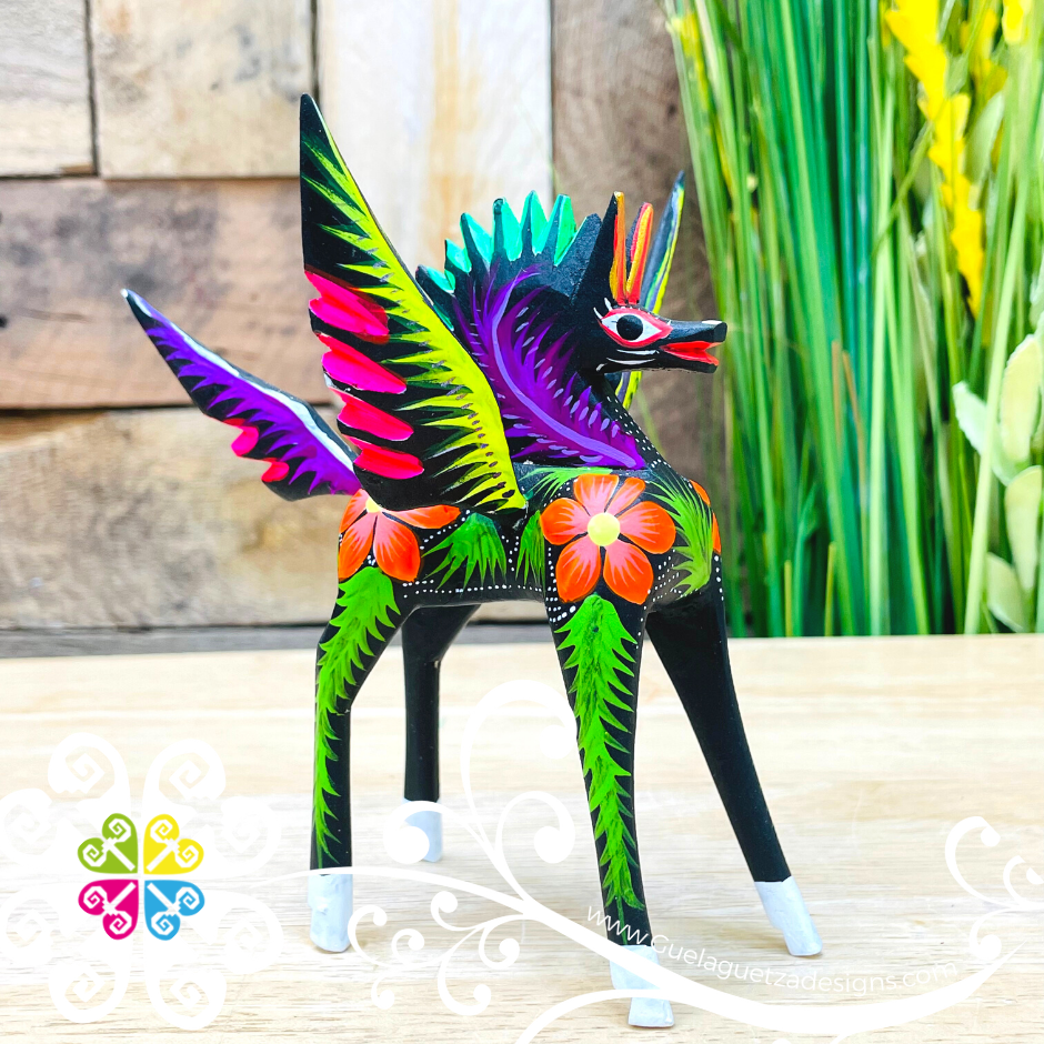 Medium Pegasus Alebrije- Handcarve Wood Decoration Figure