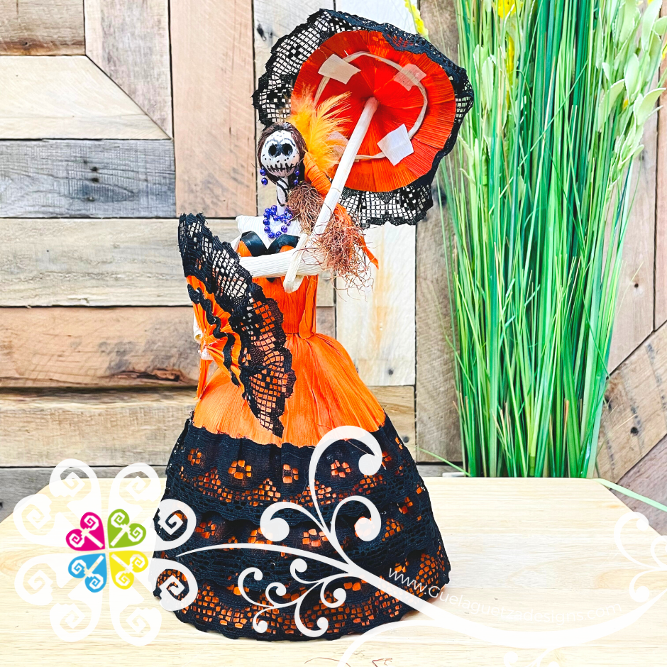 Catrina Corn Husk Doll - Catrina de Hoja de Maiz