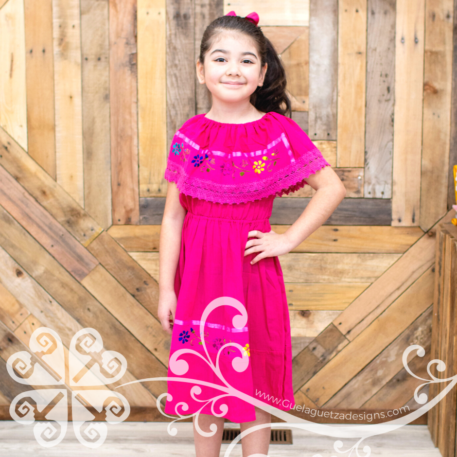 Aro Embroider Campesino Children Dress