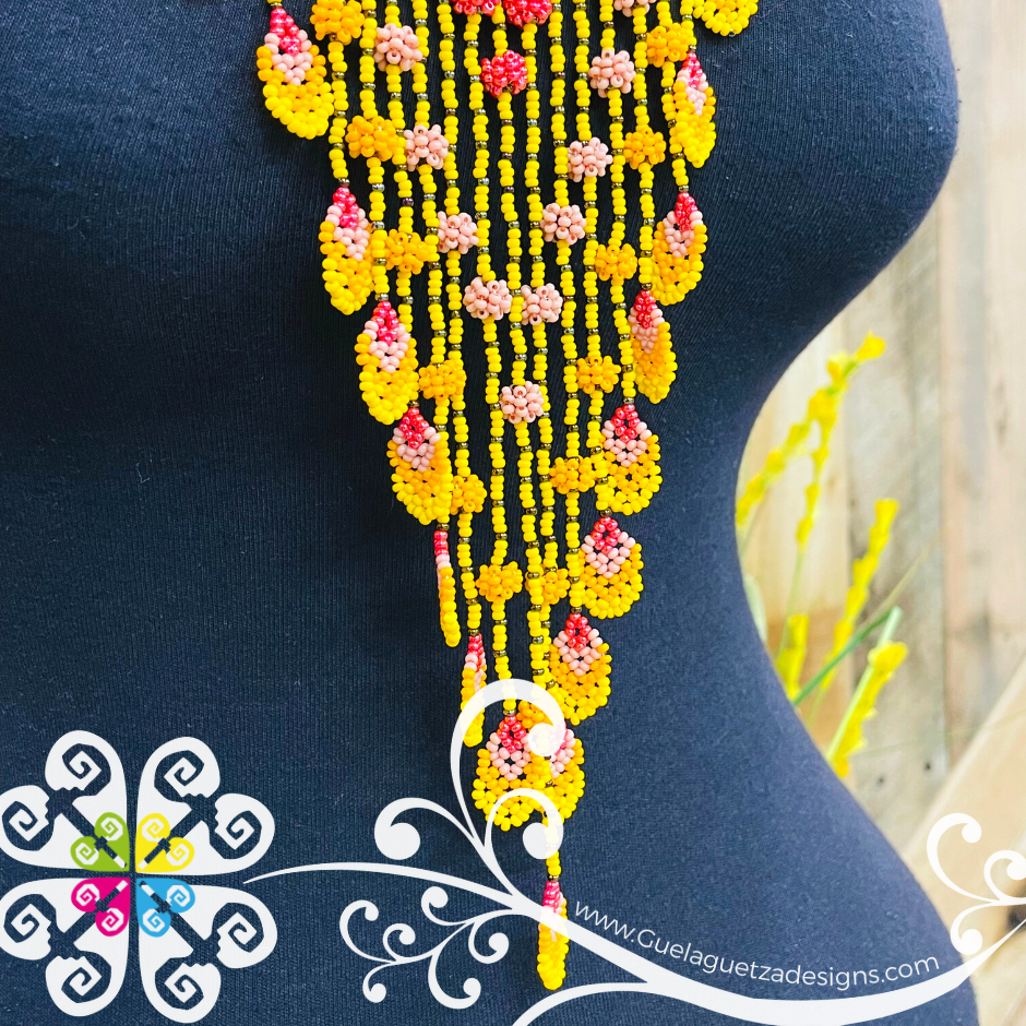 Sunflower V Style Beaded Set