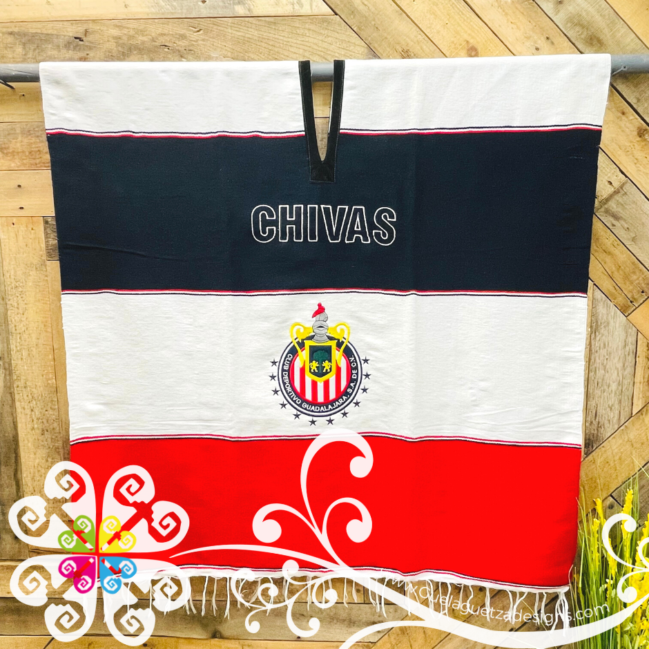 Chivas Soccer Team - Sarape Men Poncho