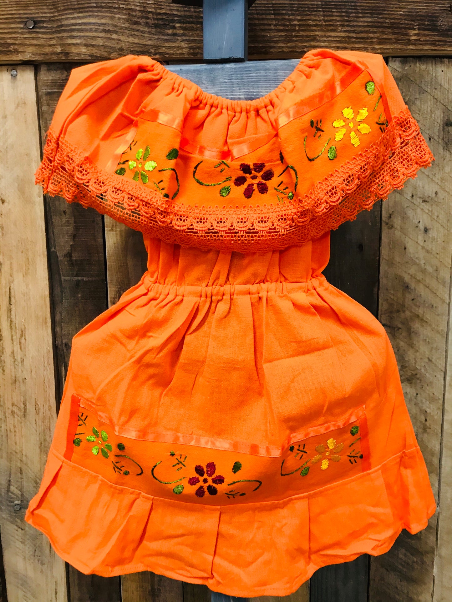 Aro Embroider Campesino Children Dress